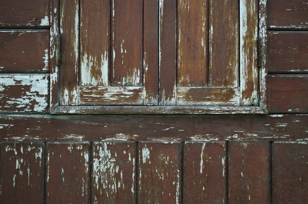 Pittura peeling legno vecchio muro — Foto Stock