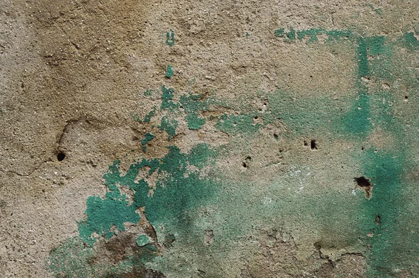 Roestige schade groene verf kleur — Stockfoto