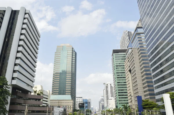 Cityscape of the distric business Bangkok — Stock Photo, Image