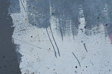 soyut boya kontur duvarda dokulu