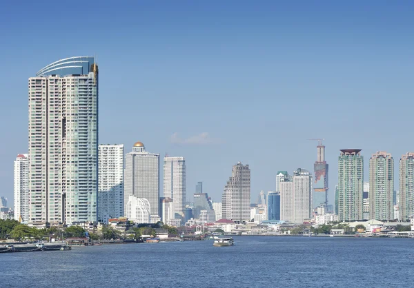 Zakelijke district stadsgezicht van Bangkok — Stockfoto