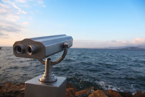 Public binoculars — Stock Photo, Image