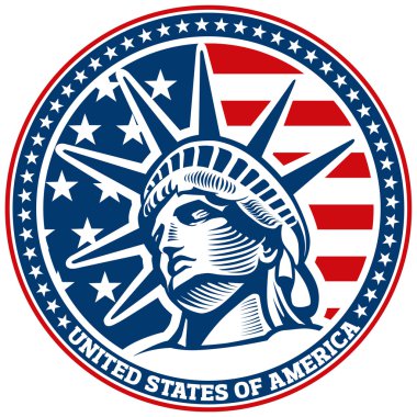 Dört Temmuz Bağımsızlık günü ABD'nin, Özgürlük heykeli kafa, Nyc