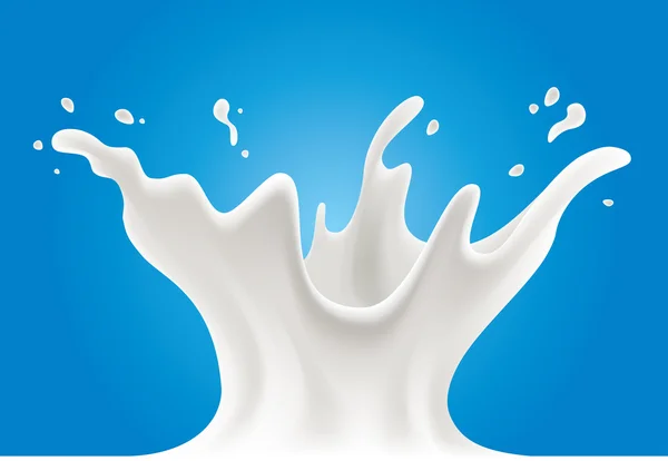 Молоко сплеск — стоковий вектор
