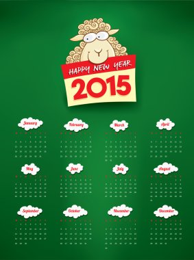 komik koyun ile 2015 takvim