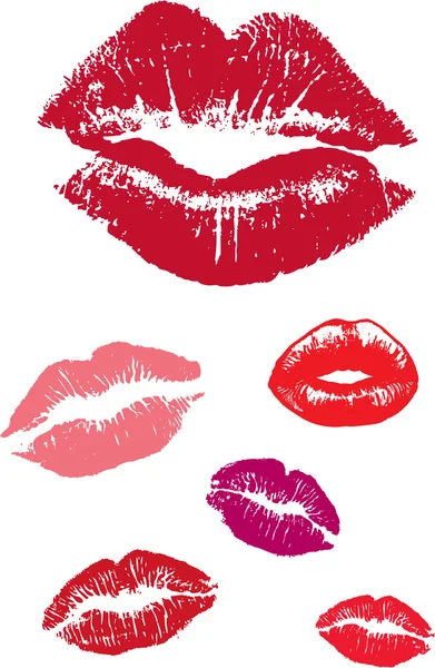 Beso labios — Archivo Imágenes Vectoriales