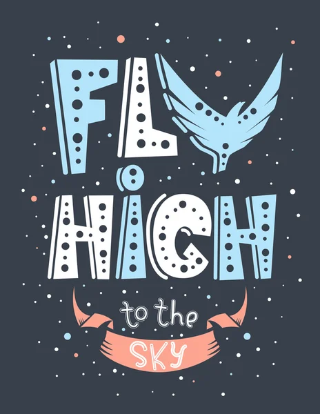 Gökyüzüne yüksek Fly