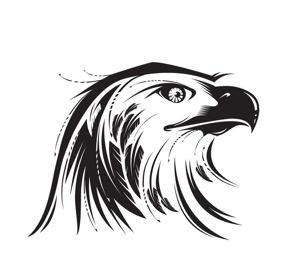 Stylized image of Eagle or Phoenix head