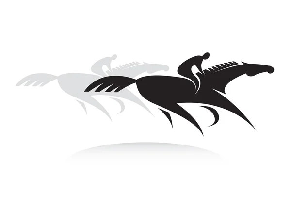 Vektör at yarışı simgesi