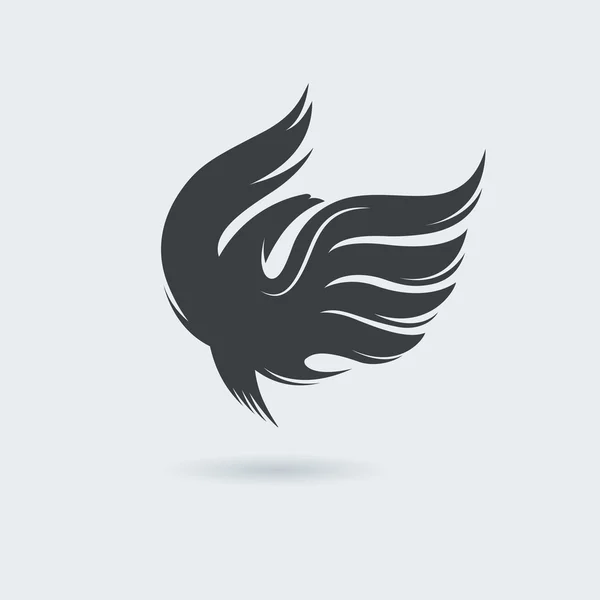 Phoenix or Eagle flying bird icon
