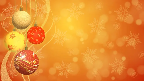 Christmas Balls - Festive Background — Stock Photo, Image