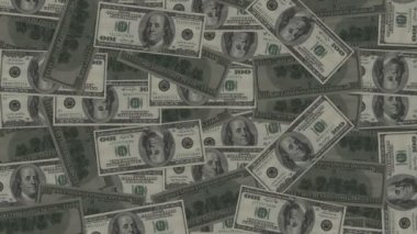 Yüz dolar faturaları animasyonlu arka plan