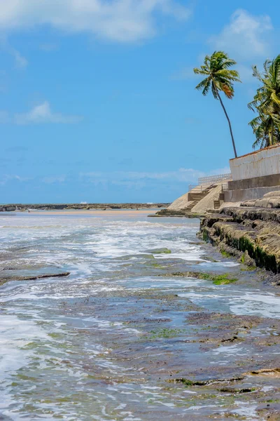 Brazylijski plaże-Pontal czy Coruripe, Alagoas — Zdjęcie stockowe