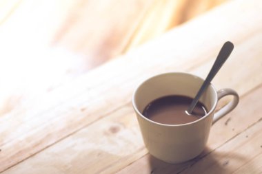 Masadaki kahve fincanını kapat..