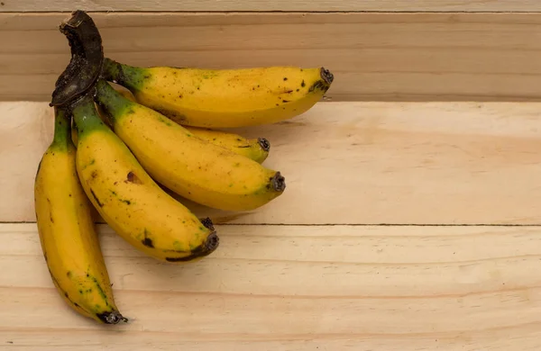 Bananas Alimentos Saudáveis Com Vitaminas — Fotografia de Stock