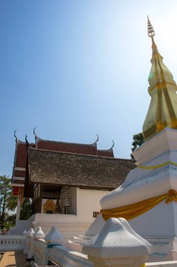 Phra That Kham Kaen,Khon Kaen,Thailand - DEC 09 2017: temple is symbols Khonkaen city,Landmark 