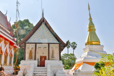 Phra That Kham Kaen,Khon Kaen,Thailand - DEC 09 2017: temple is symbols Khonkaen city,Landmark 