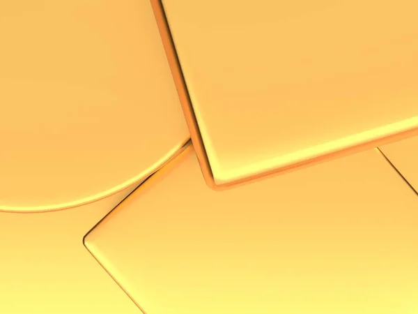 Abstract Gold Surface Product Template Renderização — Fotografia de Stock
