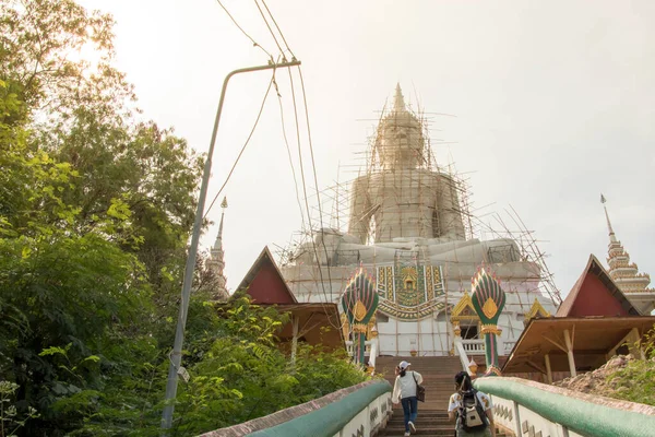 Wat Phra Bat Phu Phan Khon Kaen Dec 2017 Marches — Photo