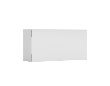 Beyaz zımbalanmış kutu, ambalaj, nakliye veya depo modelleri için ideal. 3d illüstrasyon