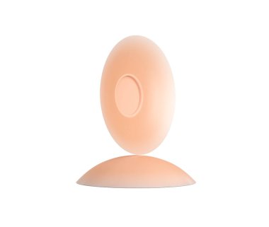 Discreet nude silicone pasties for smooth, seamless coverage under clothing. 3d illustration