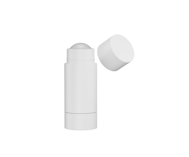 Boş beyaz deodorant çubuğu, kapağı kapalı, damgalanmak için izole edilmiş. 3d illüstrasyon