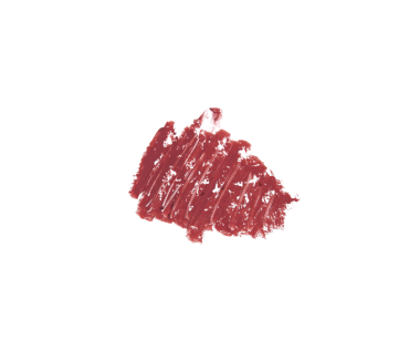 Kıpkırmızı kahverengi ruj kumaşlı, izole edilmiş siyah.