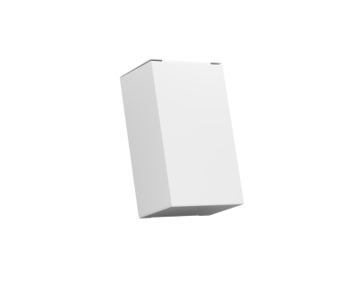 Ürün ambalajlama ve tasarım için temiz beyaz kutu. 3d illüstrasyon