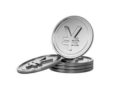 Siyah arka planda parlayan gümüş sikkeler, finans ve