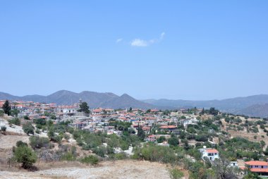 Lefkara köy görünümü
