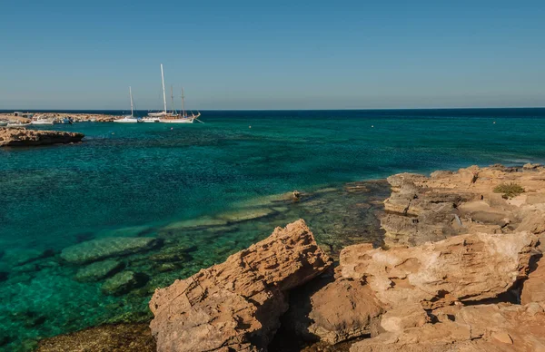 Deniz manzarası, Kıbrıs — Stok fotoğraf