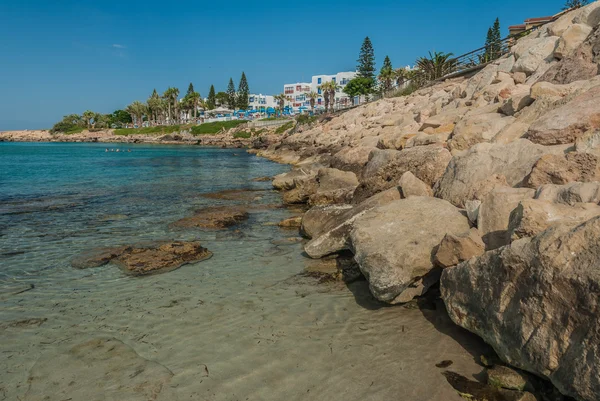 Kıbrıs, Protaras, incir ağacı Bay. — Stok fotoğraf