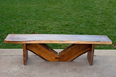 Yeni güzel ahşap bank