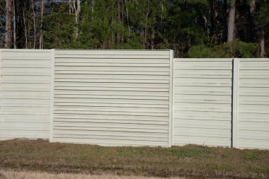 noise protection fence wall along material long clipart