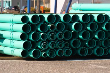 Su tedarik sanayi plastiği için borular