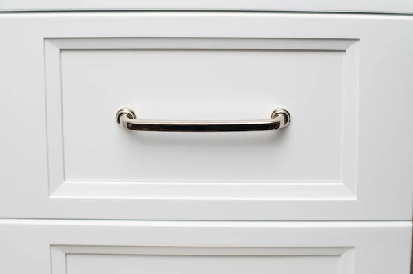 Uchwyt szuflada kuchnia szafka dom metal nowoczesny — Zdjęcie stockowe