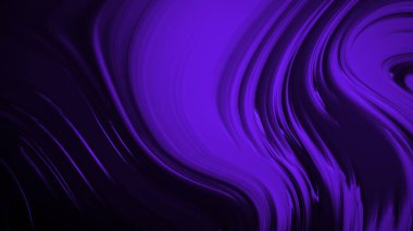 Dalgaların lüksüne sahip soyut mor arkaplan. 3d illüstrasyon, 3d canlandırma.