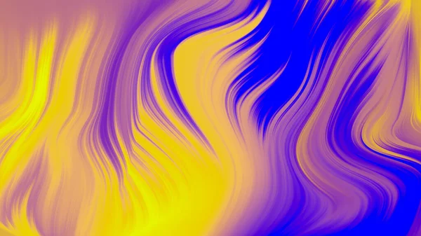 Fondo Onda Gradiente Amarillo Azul Abstracto Líneas Curvas Luz Neón — Foto de Stock