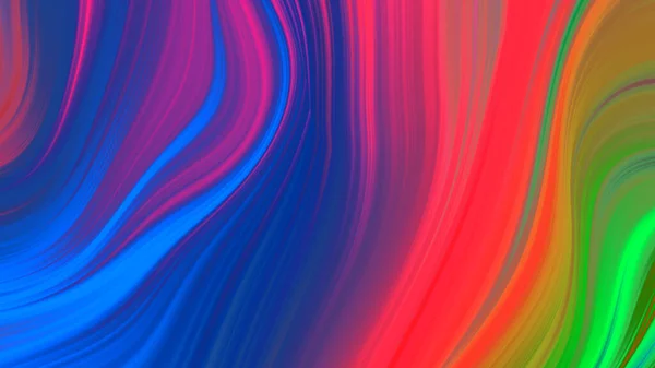 Abstraktes Rosafarbenes Gelbes Gradienten Wellenhintergrund Neonlicht Geschwungene Linien Und Geometrische — Stockfoto