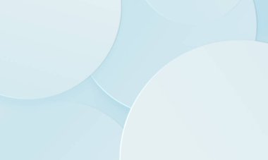 Beyaz gri ve mavi doku arka planında daireler çiziyor. Şablon kapağı iş konsepti için basit modern tasarım kullanımı. 