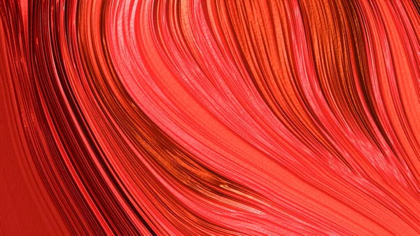 Abstraktní Červené Oranžové Pozadí Vlnami Luxus Ilustrace Vykreslování — Stock fotografie