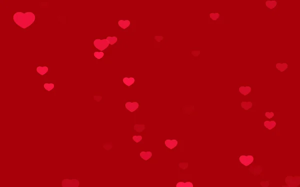 День Святого Валентина Червоні Серця Червоному Тлі — стокове фото