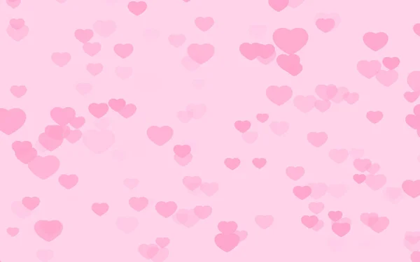 Dia Dos Namorados Corações Cor Rosa Fundo Rosa — Fotografia de Stock