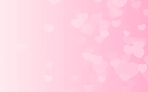 San Valentino Cuori Rosa Sfondo Rosa — Foto Stock