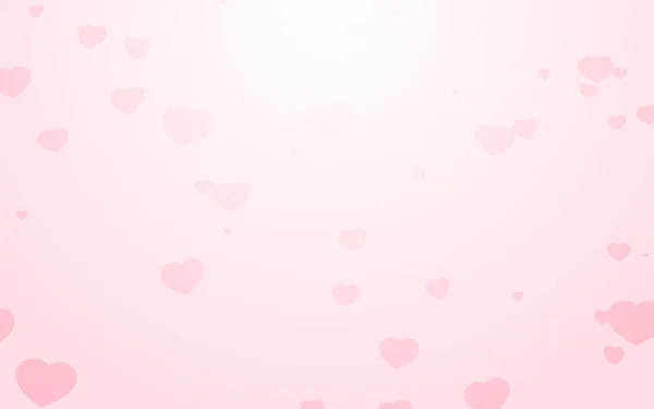 Valentine Day Pink Hearts Pink Background — Stock Photo, Image