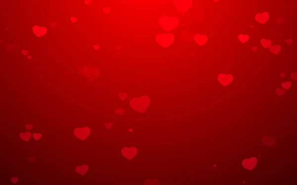 Valentine Day Red Hearts Red Background — Stock Photo, Image