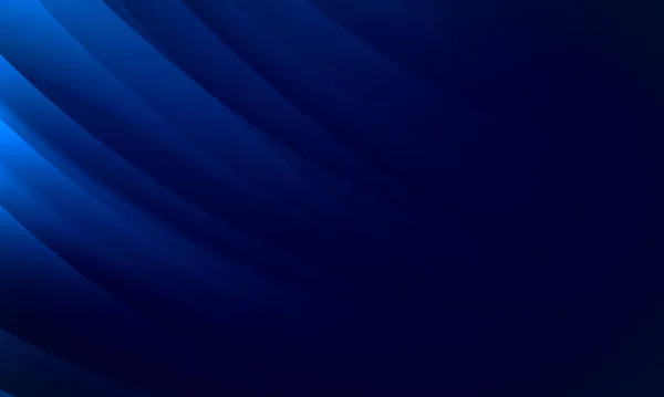 Абстрактна Хвиля Синій Чорний Темно Градієнтний Геометричний Фон Вигнуті Лінії — стокове фото