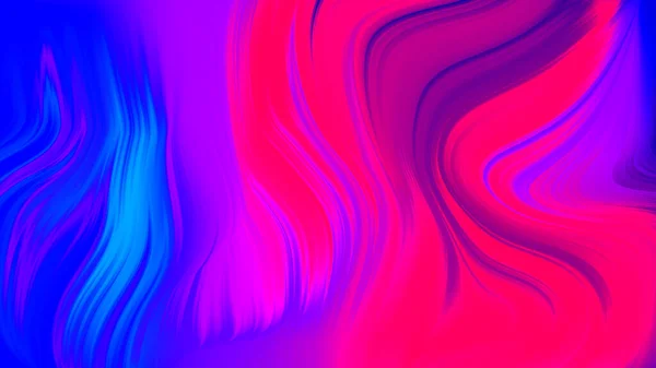 Abstrakter Rosafarbener Blauer Und Lila Farbverlauf Neonlicht Geschwungene Linien Und — Stockfoto