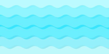 Mavi beyaz dalga desenli arka plan. Yaz tatili tasarımı için kullan. 