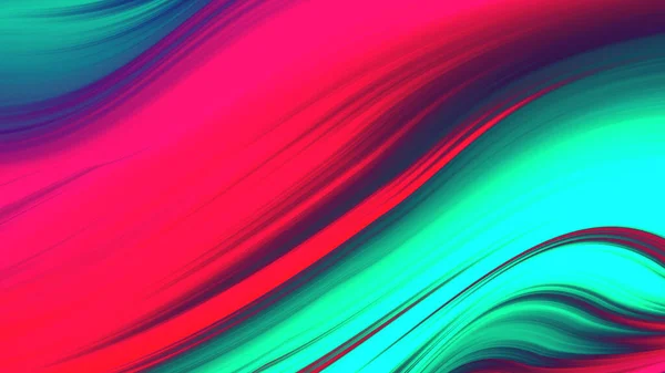 Abstract pink green gradient wave  background. Neon light curved lines and geometric shape with colorful graphic design.